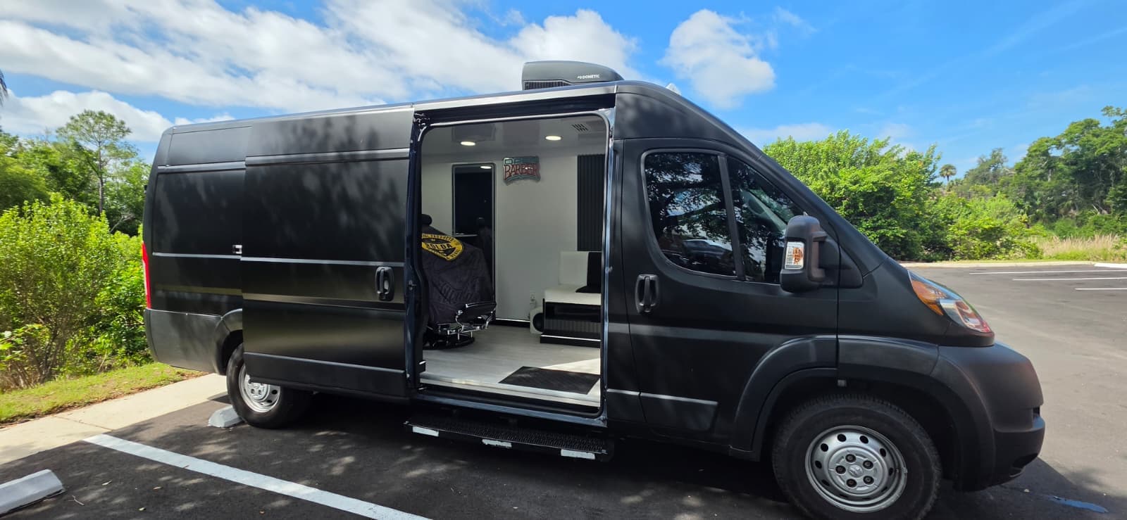 KevLuxBarber Mobile Van — Exterior